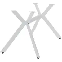 CLP Cascada Tafelpoten - Tafelframe - Tafelonderstel - Met poedercoating - Wit - wit