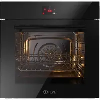 ILVE Oven 60 cm A+ clas 30 /320 graden glas zwart - Inbouw