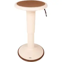 Se7en Ergonomische Wiebelkruk - Wiebelstoel - Bureaukruk met handgreep - Verstelbare zithoogte 45-63 cm - Beige bounce