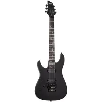 Schecter Damien 6 FR Satin Black LH linkshandige elektrische gitaar