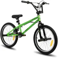 Hiland 20 Inch Freestyle BMX Fiets - Voor Kinderen & Jeugd - 360 Graden Gyro Systeem - Inclusief 4 Pegs (Voetsteunen) - Meerdere Kleuren - Geschikt voor buitenactiviteiten in de lente