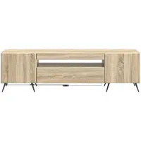 vidaXL LED-TV-kast, Sonoma-eikenhout, houtvezel