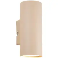 Olucia - ELENA - Wandlamp - Bruin - Vorm: Cilinder