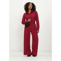 Pom Amsterdam Dames Jumpsuits Megan Burgundy Red - Bordeaux - Maat 40