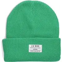 LIL'BOO Jongens Mutsen Lil' Boo Hygge Beanie - Groen - Maat 4/14Y