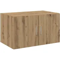 vidaXL Opbergkast met Planken Artisanaal eiken 70 x 42,5 x 225 cm