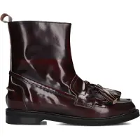 Stefano lauran Dames Enkellaarsjes 12219 - Rood - Maat 38
