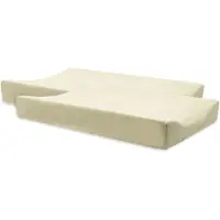 Jollein Aankleedkussenhoes Badstof 50x70cm Soft Matcha (2pack)