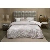 Rivièra Maison Dekbedovertrek Amelia Taupe Katoen-260 x 200 / 220 cm | Extra Breed