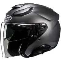 HJC F31 Donkergrijs Jethelm Maat XS