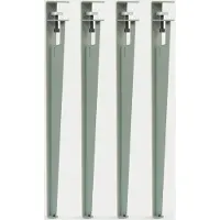 TIPTOE Set van 4 Tafelpoten - 75 cm Eucalyptus Grey
