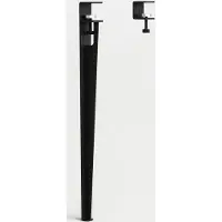 TIPTOE Tafelpoot - 75 cm + Muurbeugel Graphite Black