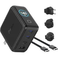 Bmx GaNsta 140 Watt USB-C Oplader Met Display