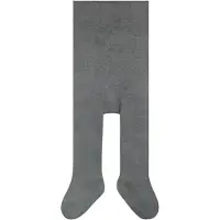 Falke Family dun eenkleurig katoen panty baby grijs - maat 74-80