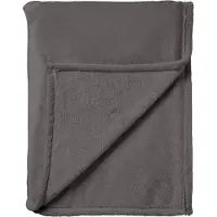 Dutch decor - BILLY - plaid 150x200 cm - flannel fleece - gerecycled - Driftwood - taupe