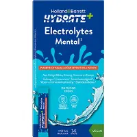 Holland & Barrett 1+1 gratis | Hydrate+ Electrolytes Mental - 14 sticks