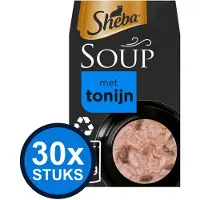 Sheba 30x - Soup Tonijn Multipack - Kattensoep - 4x40g