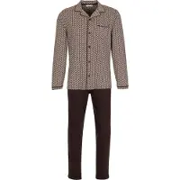 Pastunette Pyjama lang 'Urban Essence' donkerbruin