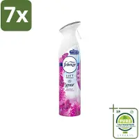 Febreze 7 x Amethist Luchtverfrisser Spray - Frisse Bloemen Geur - 300ml - Grootverpakking - Luchtverfrisser - Geurverwijderaar - - Amethyst - Frisse Geur