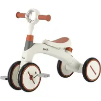 Puck 3-In-1 Driewieler - Wit/Bruin
