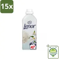Lenor 15 x - Wasverzachter - Citroenbloesem & Zeekristal - 47 Wasbeurten - Grootverpakking - Wasverzachter - - Citroenbloesem - Zeekristal - Frisse Geur