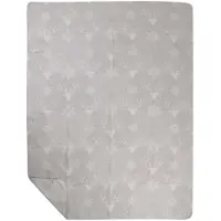 Mars & More Plaid Wafel hertenpatroon beige 150x200cm