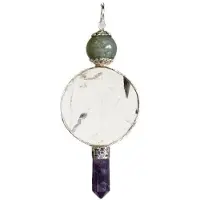 Ancient Wisdom - Decoratief beeld - LED displaystandaard met kristal - verlichting - presentatie - decoratie - geschenk - interieur - ornament