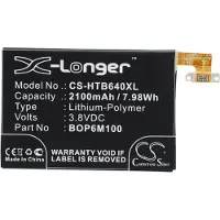 123accu HTC BOP6M100 / 35H00216-00M accu (2100 mAh, huismerk)