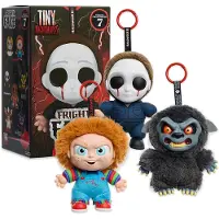 Just Play Tiny Nightmares - Fright Face Vinyl Plush - 7 Verassingsfiguur Sleutelhanger