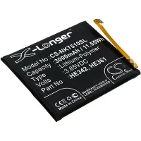 123accu Nokia HE342 accu (3.85 V, 3000 mAh, huismerk)
