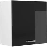Vicco Hangkast R-Line, Zwart eiken hoogglans, 60 cm met 1 deur