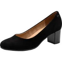 Tamaris Comfort Essentials Dames Pumps - BLACK SUEDE