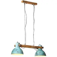 vidaXL Hanglamp 25 W E27 85x28x109 cm verweerd blauw