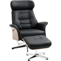 HOMCOM relaxfauteuil met voetenbank, tv-fauteuil met ligfunctie, comfortabele fauteuil