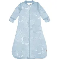 TURTLE Hopper - Slaapzak baby met Afritsbare Mouwen - Blauw - 80cm - 2.4 TOG - Autostoel - Winterslaapzak