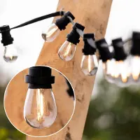 PrikkabelLED Prikkabel set met 1 watt LED filament lampen