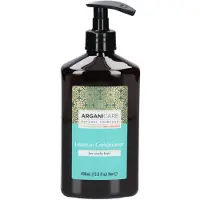 Arganicare 3701120000068, Haarserum, 400 ml, Geschikt voor zowel mannen als vrouwen, voor krullend haar, voedend, geeft glans, verzachtend, versterkend, verpakt in een pompflacon