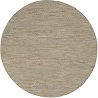 FRAAI Rond buitenkleed - Malta Arrow Naturel - Ø 160cm