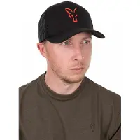 Fox International Collection Truckerhoed - Angelcap, kleur: zwart / oranje