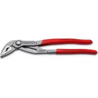 Knipex Cobra ES Waterpomptang Extra-Slank | 250 mm Lengte | Anti-Slip | Kunststof Bekleed | Grijs Geatramenteerd - 87 51 250 SB