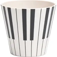 Quy Cup - 90ml Ecologische Reis Beker - Espressobeker “Pianoforte” 7x7x7cm