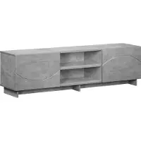 vidaXL Tv-meubel 140 x 34,5 x 40 cm Betongrijs Bewerkt hout