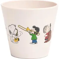 Quy Cup - 90ml Ecologische Reis Beker - Espresso beker "Peanuts Snoopy 11 Opera” 7x7x7cm