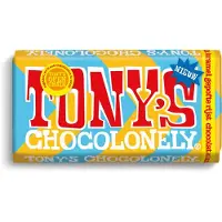 Tony's Chocolonely Chocolade Reep Melk Karamel Gepofte Rijst - 180 gram - Bulk verpakking - 15 stuks x 180 gram
