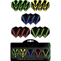 Bullet -flights-5 Pack 100 micron