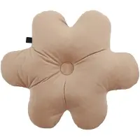 OVERSEAS Flower Shape Velours Kussen – Rose