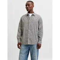 Jack & Jones Overhemd 'JJCARTER' zwart / offwhite