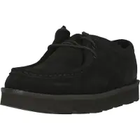 Clarks Originals Meare Wallabee Suède Heren Zwarte Veterschoenen