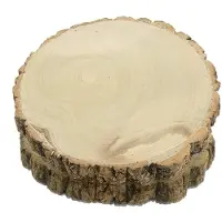 Gasper boomschijf met schors naturel Ø ca. 33 cm