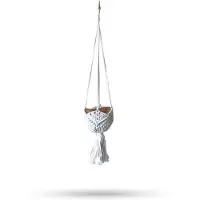 Ancient Wisdom Macramé pannenlap decoratief - natuurlijk